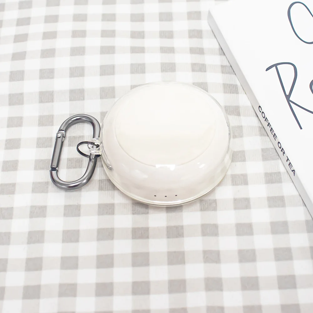 

TPU Protective Case for Anker Soundcore, Shockproof Slim-Fit Washable Anti-Fall Anti-Lost Earphone Cover with Carabiner