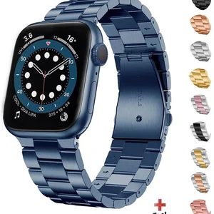 Edelstahlarmband für Apfelwache, Metall, 44 mm, 45 mm, 38 mm, 40 mm, 41 mm, IWatch -Serie, 8, 7, 6, 5, 4, 3, if, 49 mm Ultra 8 Hauptverkaufsarmbänder für Apple Watch 44 mm - №2