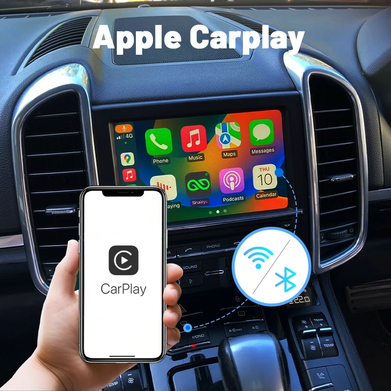 NWE Wireless Car auto play box for Porsche PCM 3.1 Cayenne Macan Pana mera 911 etc for carplay on Porsche