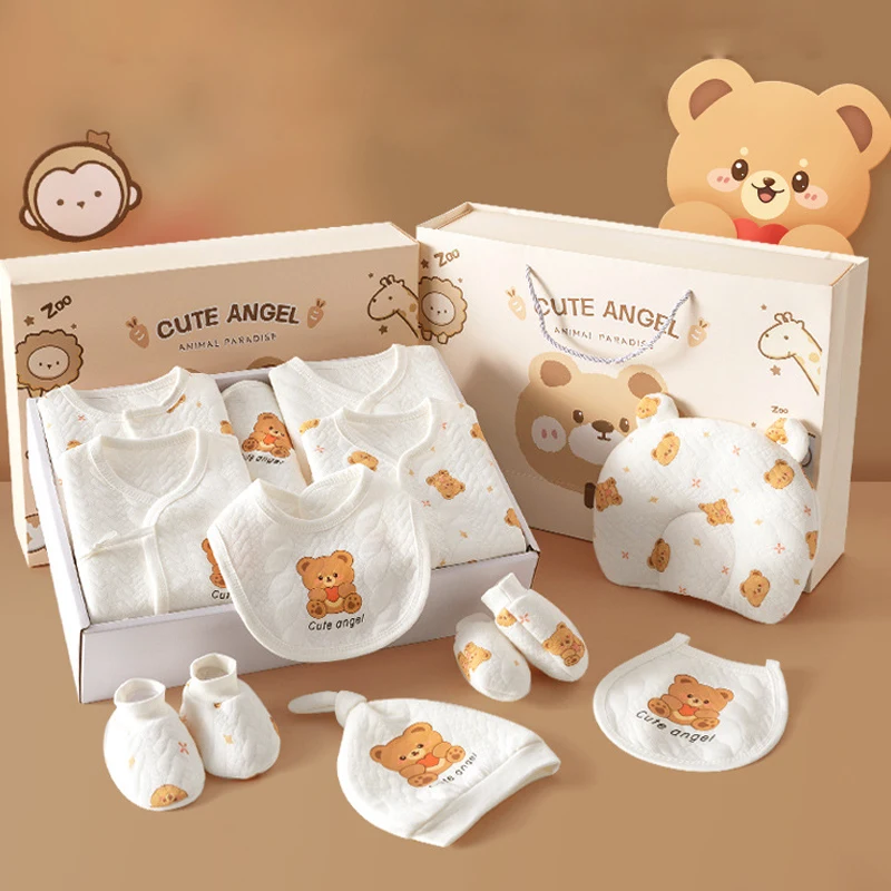 21/24/25 Stück/0-3Months Neugeborene Babykleidung 100 % Baumwolle Kinderkleidung Anzug Unisex Kleinkind Jungen Mädchen Kleidungsset ohne Box