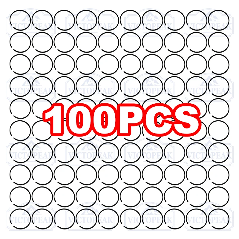 

Garden Power Tool Accessories 43mm 45mm 45.2mm Piston Rings 100 Pieces for 4500 5200 5800 Chainsaw