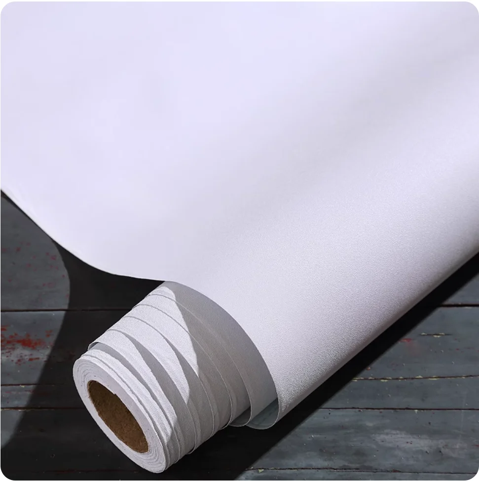 

1roll White Vinyl Wall Sticker Removable Wallpaper for Christmas Party Wedding Decoration Easy to Apply for Kids Nursery bedroom