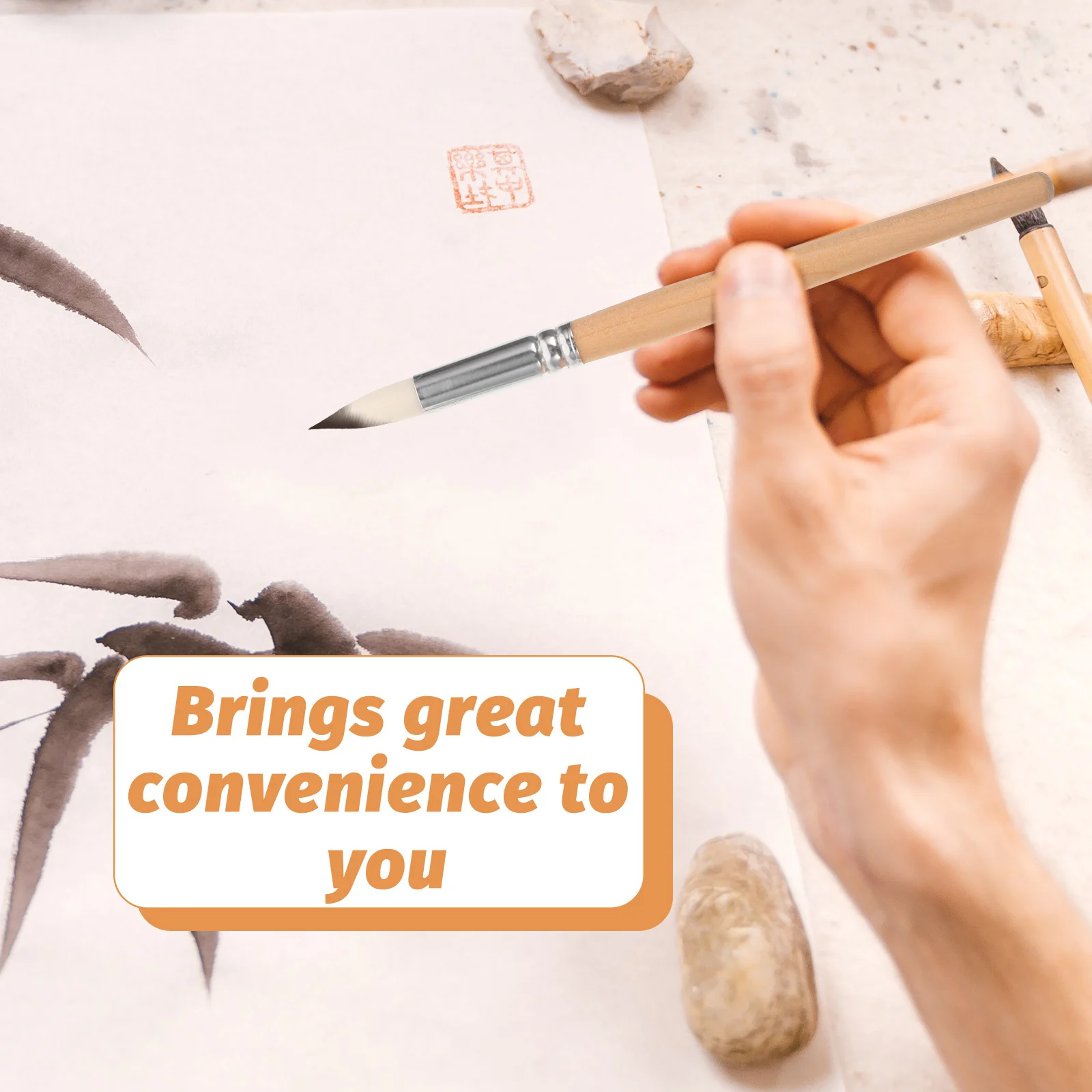 

6Pcs Portable Watercolor Drawing Brush Kit for Students Artists Clay Tools Household Sculpting Supplies Travel Watercolor