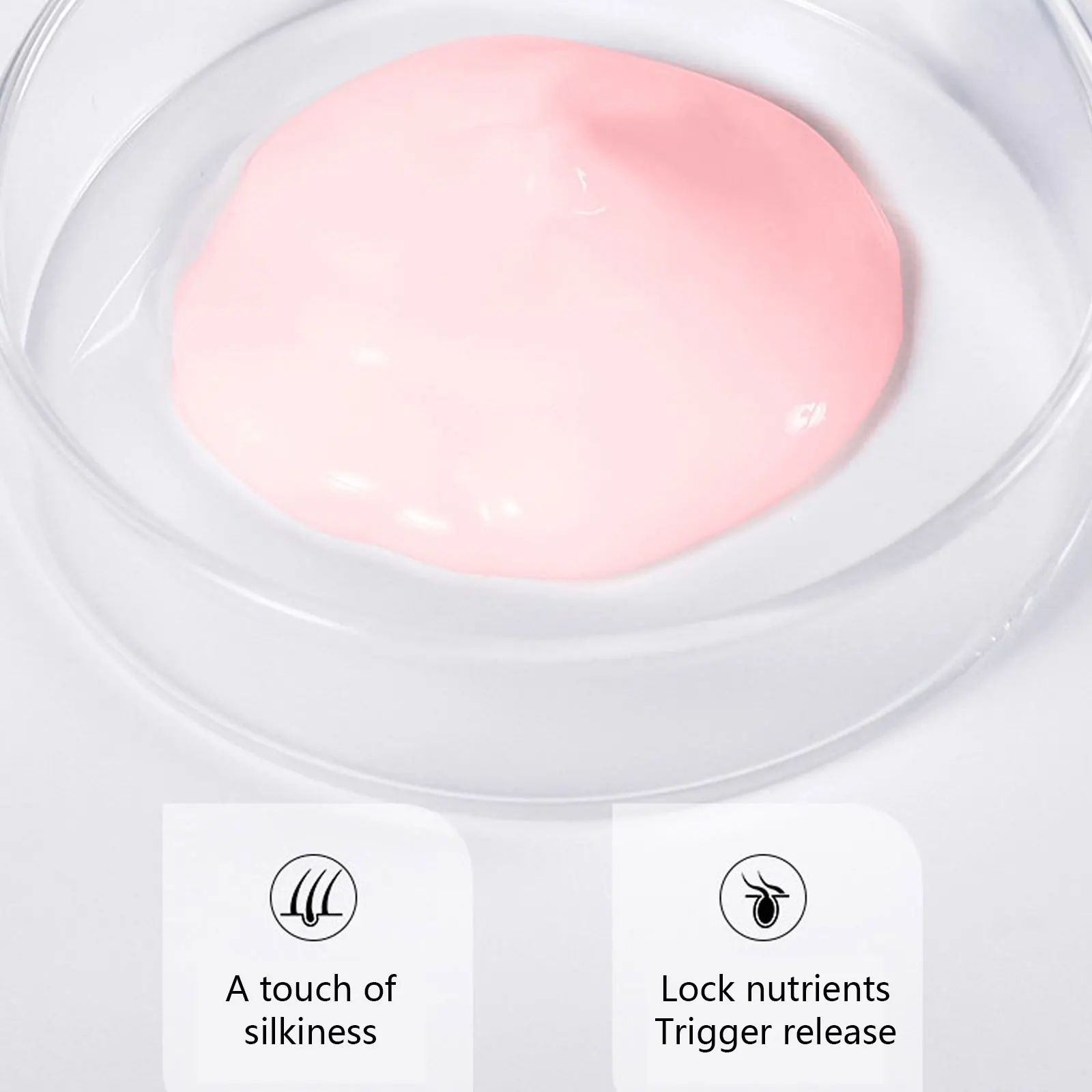 10Ml Perzik Hyaluronzuur Haar Behandeling Masker Diepe Reparatie Haar Film Smoothing Voeding Hydraterende Haar Schade Zorg Maskers