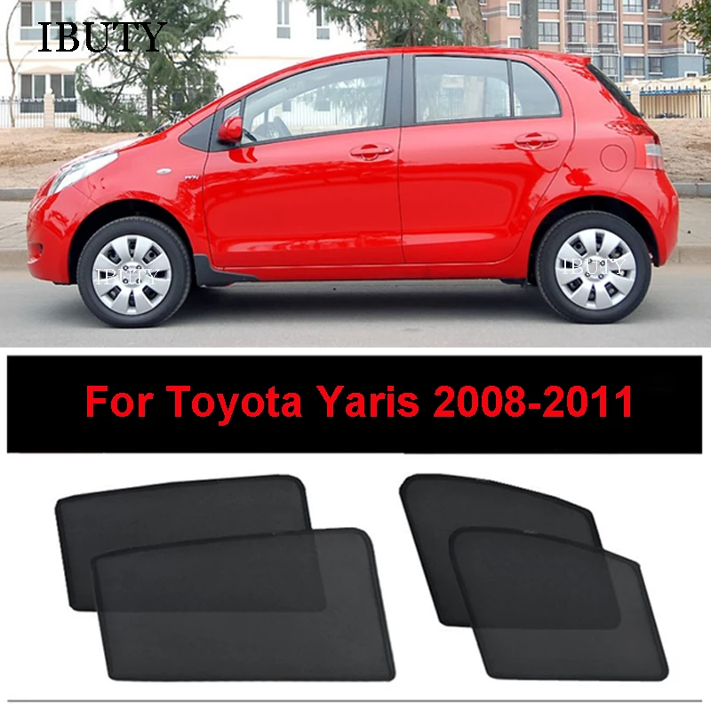 

For Toyota Yaris 2008 2009 2010 2011 Magnetic Custom Car Sunshade Visor Mesh Curtain Side Window Sun Shade UV Heat Sunshield