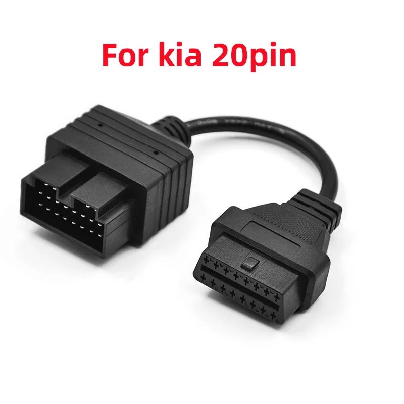 Car Diagnostics Adapter For KIA 20pin to 16pin OBD2 Female Connector Cables OBD Diagnostic Adapter Cable Tool