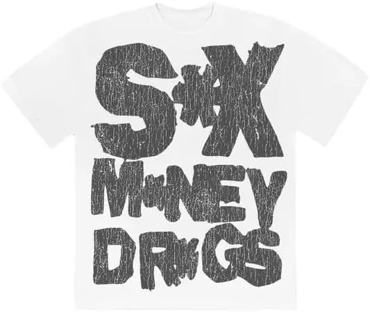 

Lucki SMD Merch S*X M*NEY DR*GS Rapper Hip Hop T Shirt Short Sleeve Crewneck Tshirt Men/Women Tops