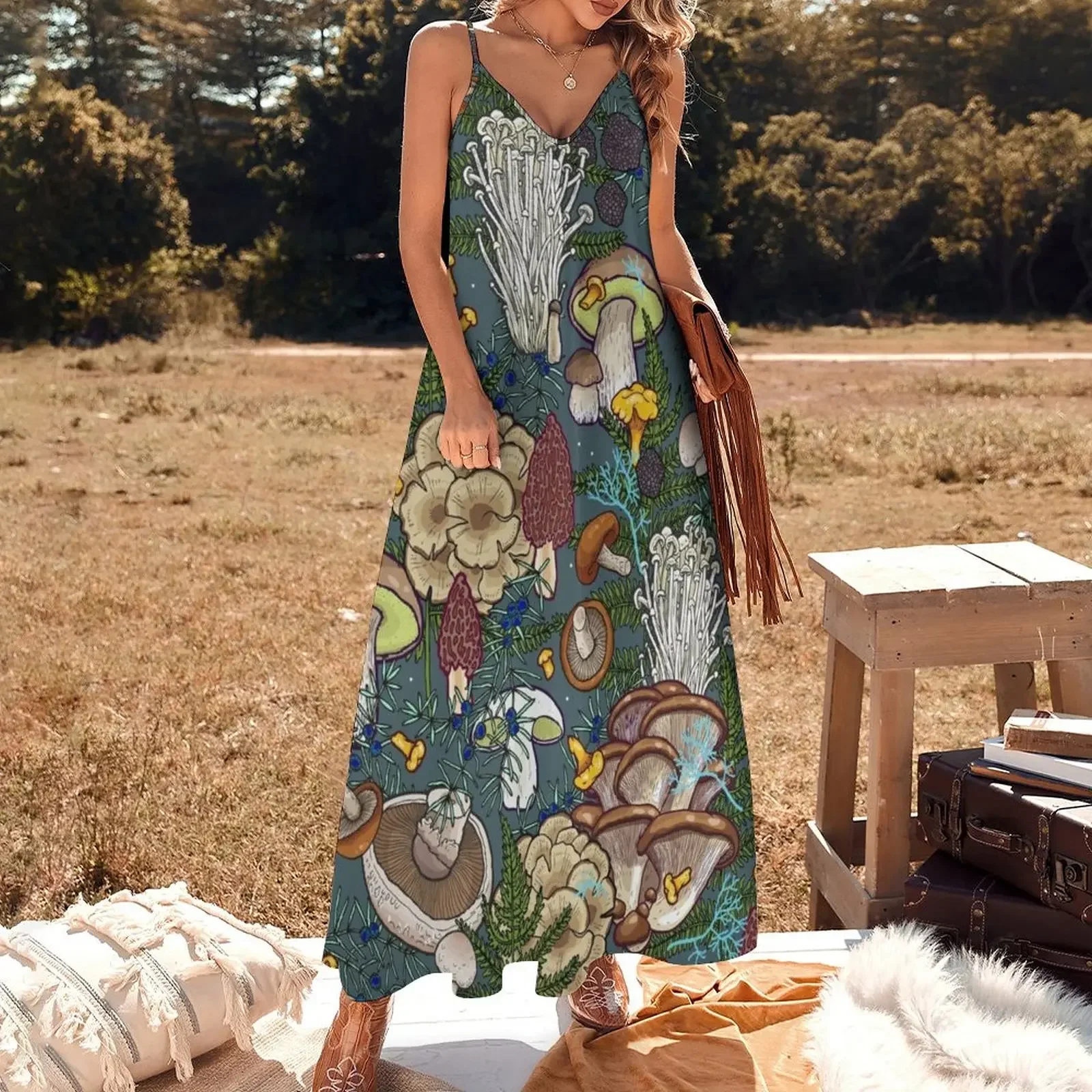 mushroom forest Sleeveless Dress dresses for woman 2024 dresses for womens dresses korean style dress Dress