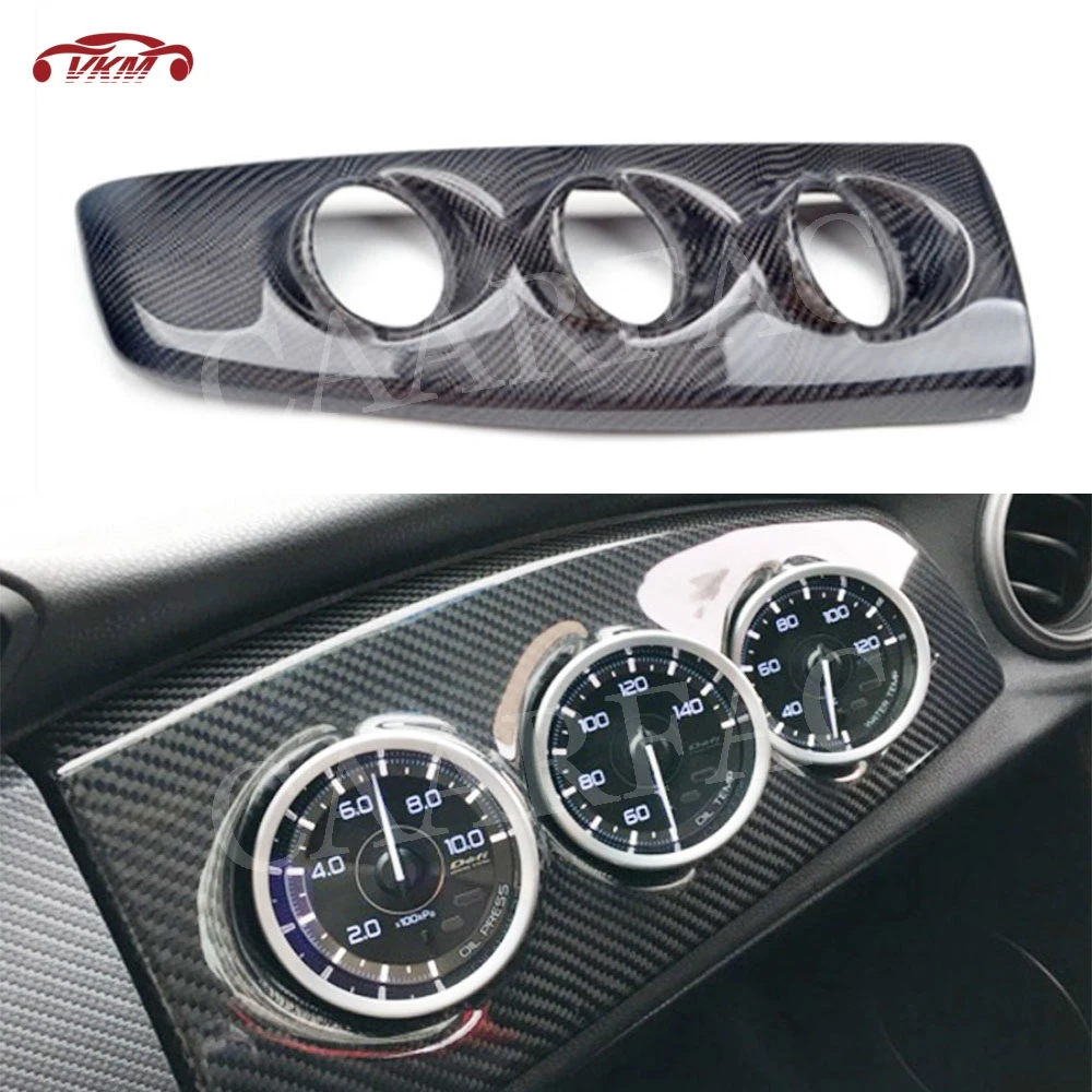 

Carbon Fiber Material Instrument Decoration Panel Car Sticker For Toyota BRZ FT86 GT86 FRS LHD