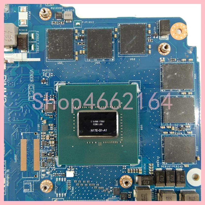 Imagem -03 - Placa-mãe Portátil para Dell La-e992p I57300hq Cpu Gtx1060m-v6g Gpu Notebook Mainboard Dell Inspiron 7577 7570 cn 0jp90v