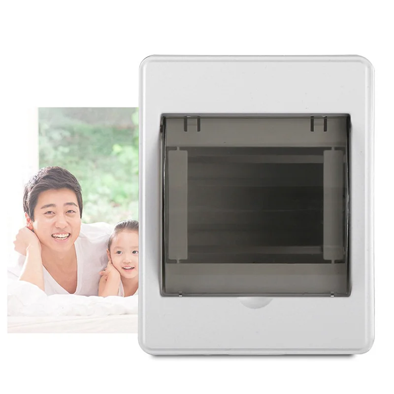 2-4Ways Junction Box Outdoor Transparent Cover Plastic Waterproof Electrical Distribution Box Circuit Breaker ABS Junction Box