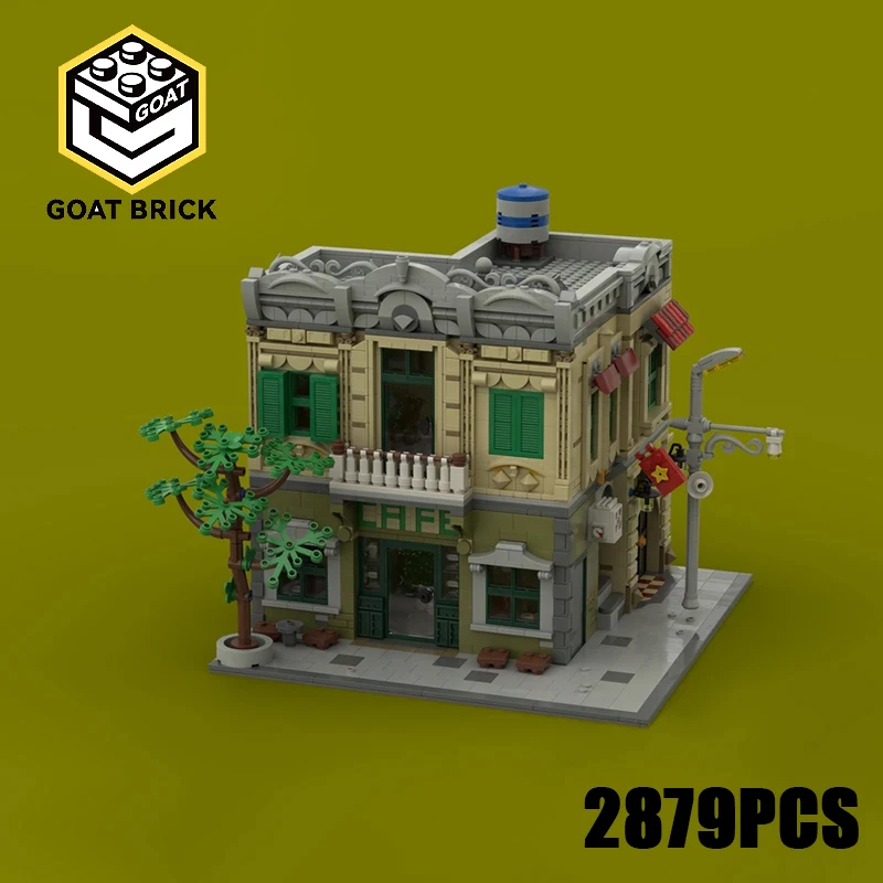 

Архитектурная сцена Moc, строительные блоки Ха Ной, старая улица, технология, модульные кирпичи, модель, подарки, рождественские игрушки, наборы «сделай сам», сборка
