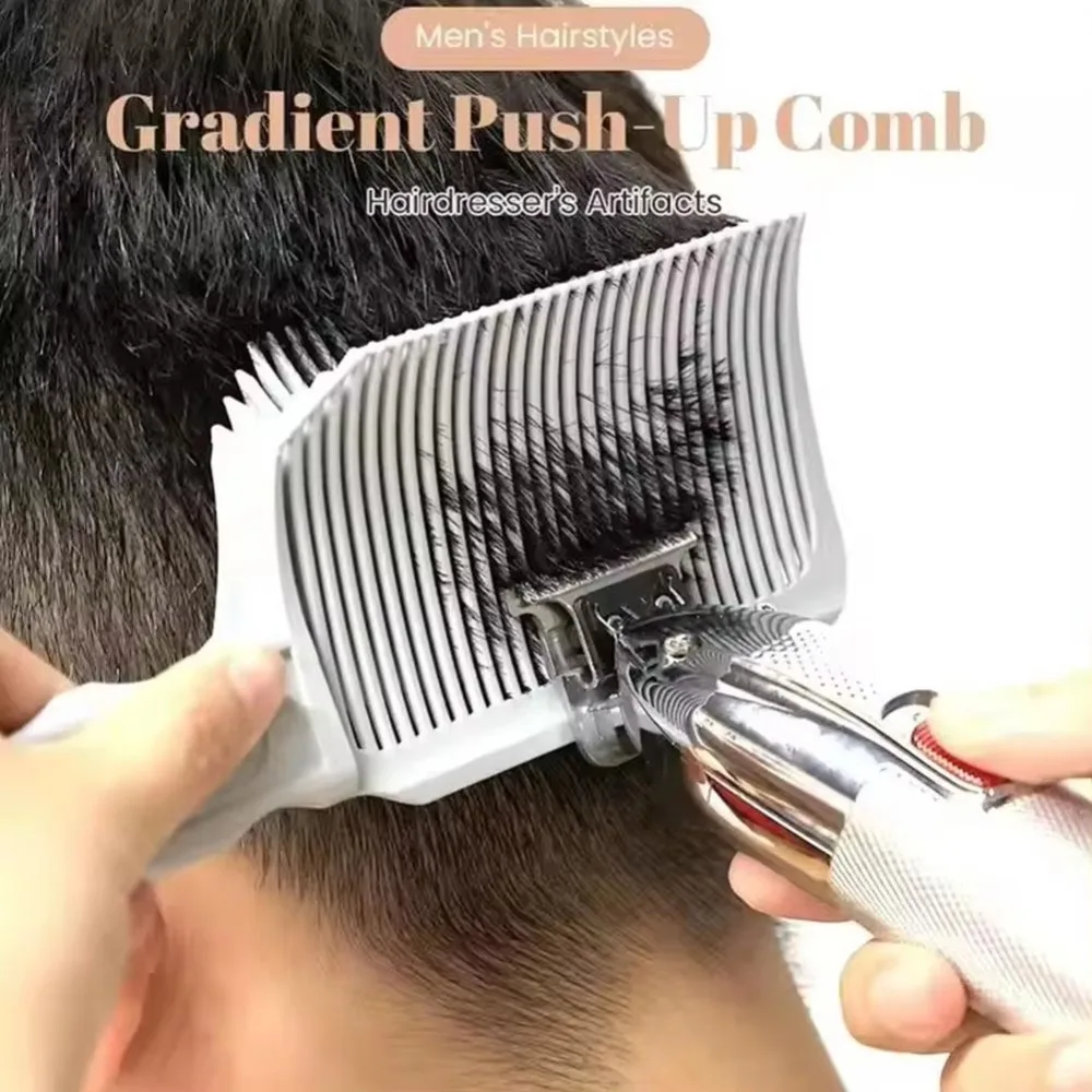 Professional 3pcs Adjustable Hair Trimming Guide Set for Men DIY Self Haircutting System Neckline Shaving Template Tool