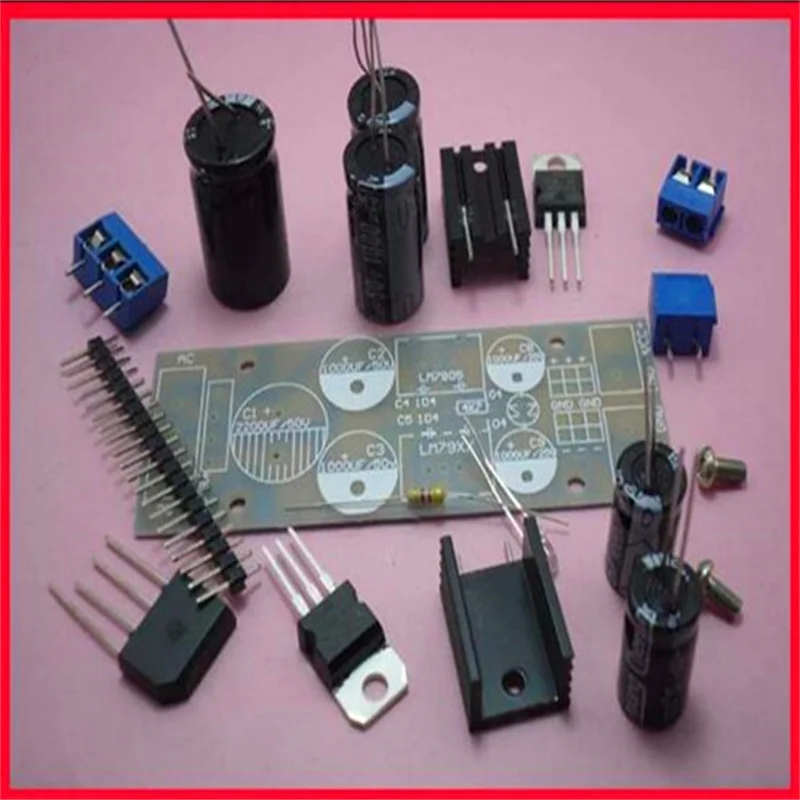 Voltage Regulator Module, LM7815 + L7915, Output 15 V and -15V Kits, Electronic Component