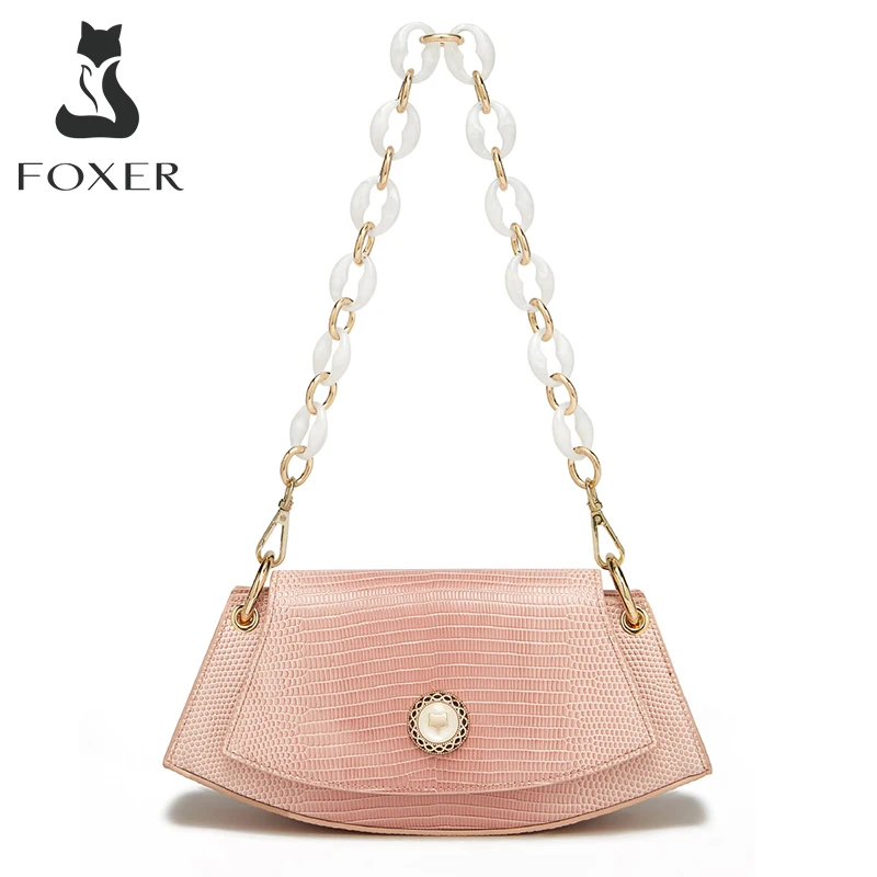 

FOXER Fashion Women Shoulder Bag Fashion Underarm Bag 2025 Female Travel Crossbody Purse Handbag