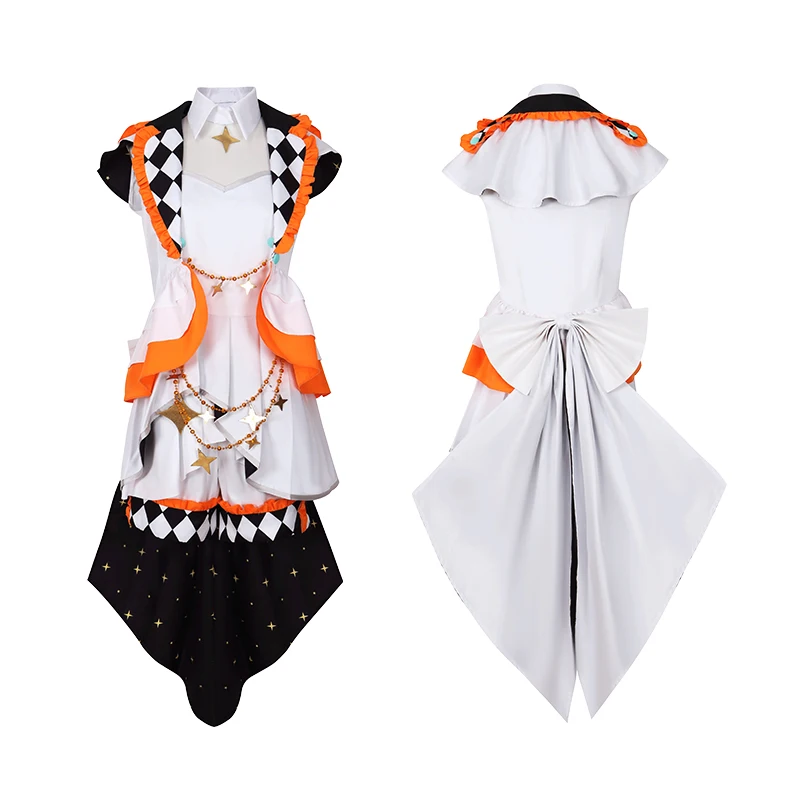 Anime Game Project Sekai Colorful Stage Mikuu Cosplay Costume Jump Kawaii Dress Halloween Party Uniform  Costume for Woman