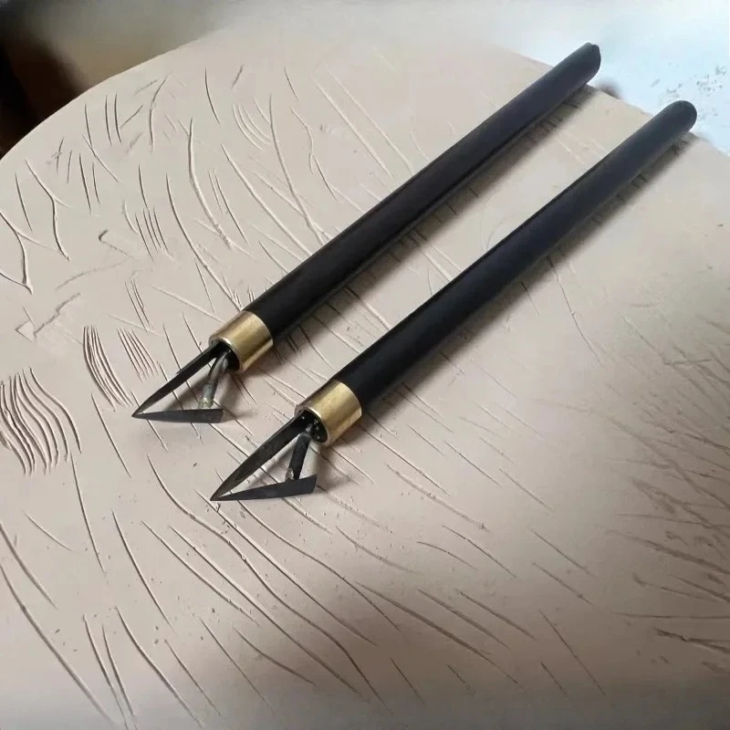 Ceramic Tungsten Steel Carving Lineation Knife DIY Pottery Handicrafts Pattern Outline Lineation Markers Making Auxiliary Tool