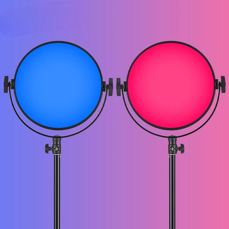 

12inch RGB LED Video Studio R-S60RGB 2700-10000K Full Color APP DMX Soft Round Panel Photography Light for Livestream