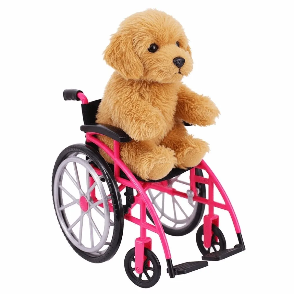 Foldable Design Simulation Playhouse DIY Realistic Models Simulation Playhouse Rehabilitation Wheelchair Cane Set 3 Piece Set