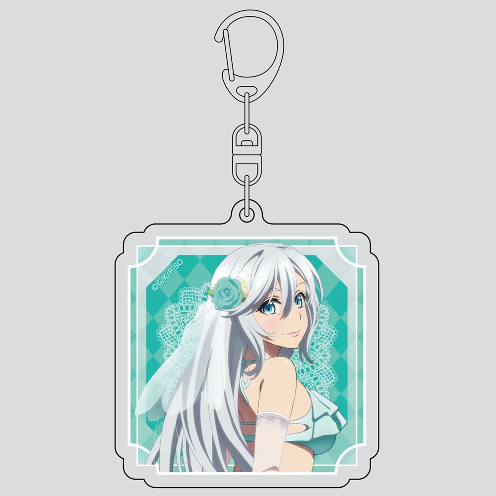 6CM Anime Strike the Blood Acryl Keychain Model Cosplay Charm Karakters Ornament Accessoires Goederen Collectie Geschenken