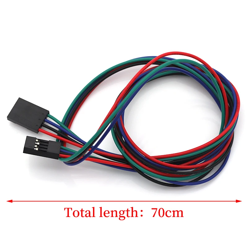 70cm Dupont Line Female to Female 2P/3P/4P 2.54mm F-F Jumper Wire For 3D Printer Parts