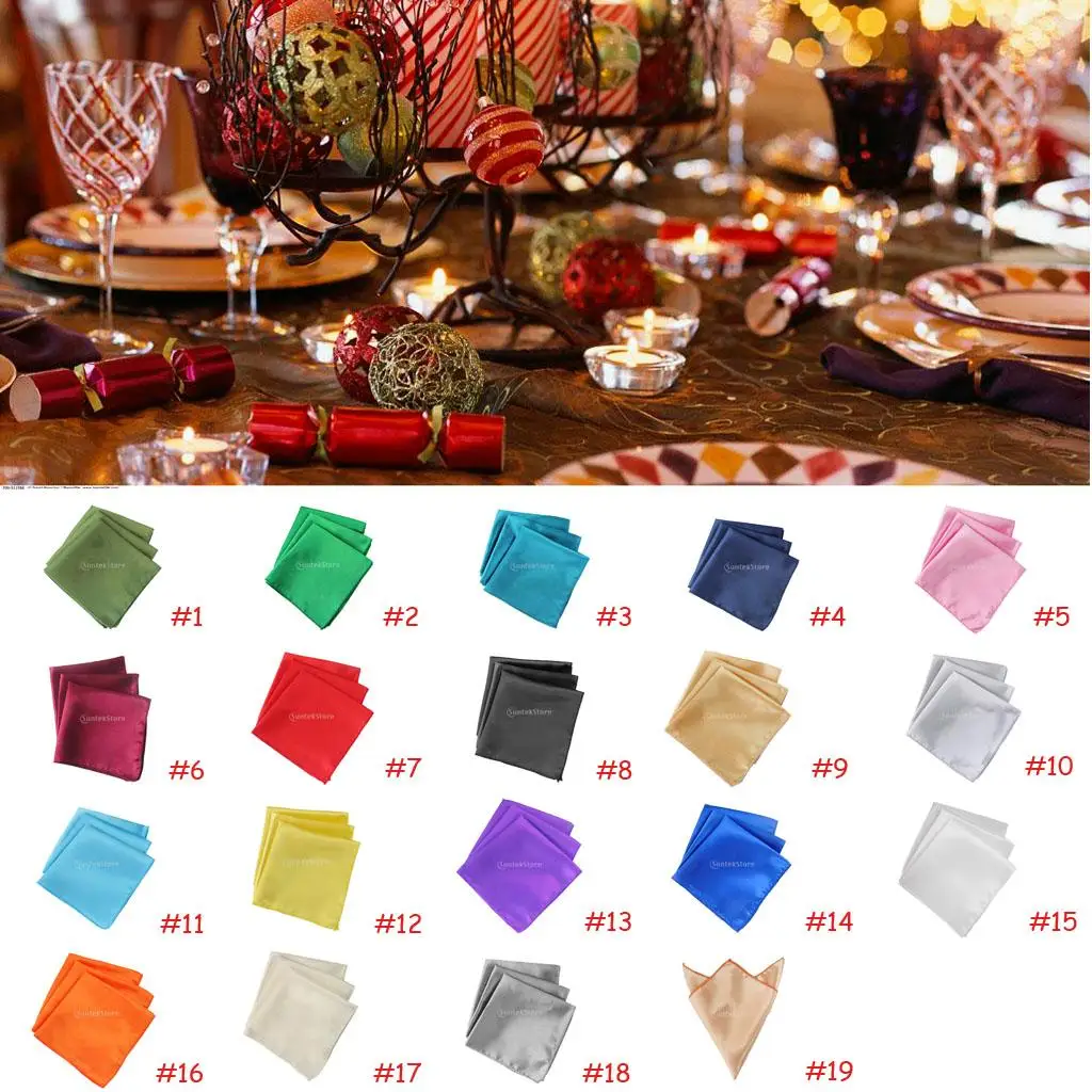 مناشف الضيوف | مناديل يدوية ناعمة وماصة للمطبخ والحمام والحفلات وحفلات الزفاف والعشاء، عبوة من 10 قطع #1