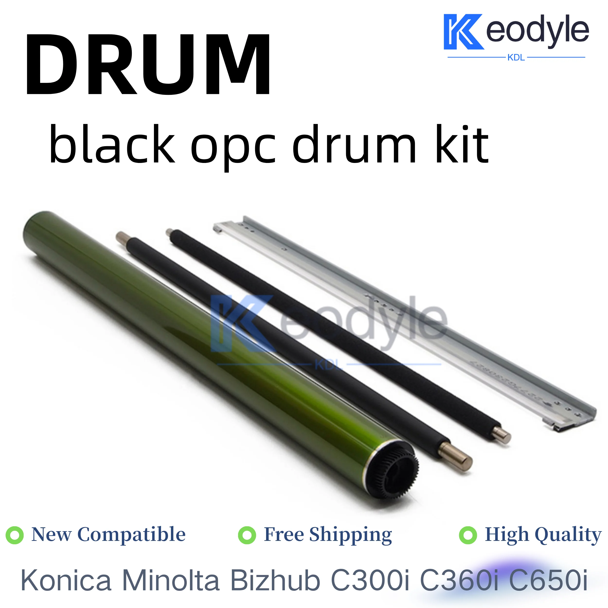 OPC Drum unit black drum cleaning roller For Konica Minolta Bizhub C250i 300i 360i 450i 550i 650i 750i 7130i pcr blade parts