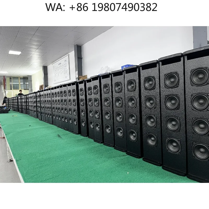 8 Inch Top + 18 Inch Bass Passive Column Speaker Set Mini Audio System for Stage Use
