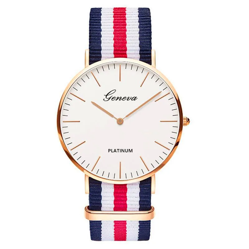 Nylon Strap  Quartz Women Watch Top Brand Watches Fashion Casual Wrist Watch Hot Sale Relogio Feminino Simple Couple Watch Wach