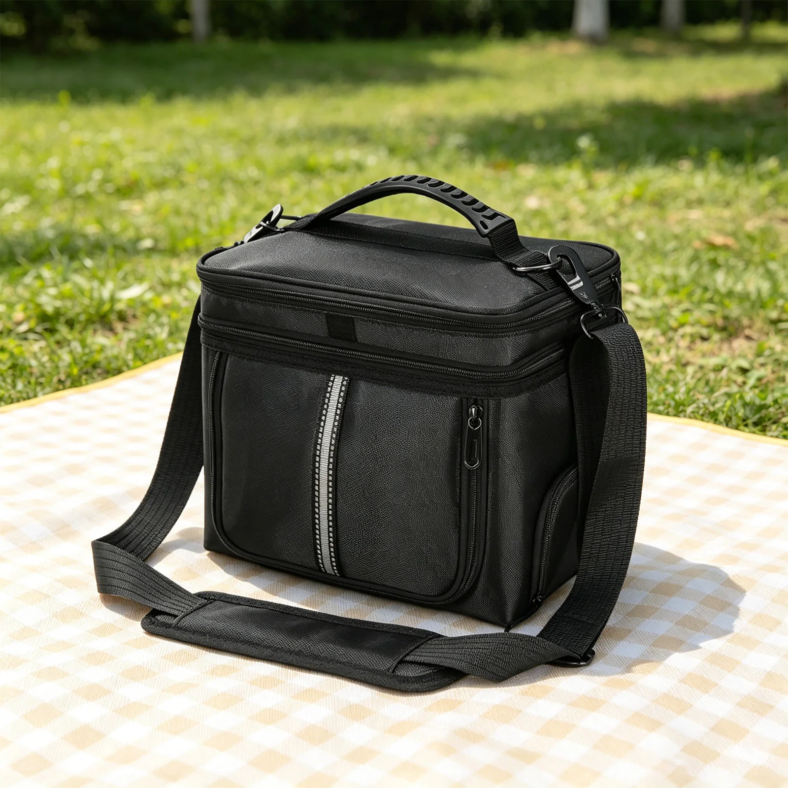Carrying Case for BLUETTI Elite 30 V2 Portable Power Station Bag Storage Case Waterproof Multi-Pockets With Straps For Traveling