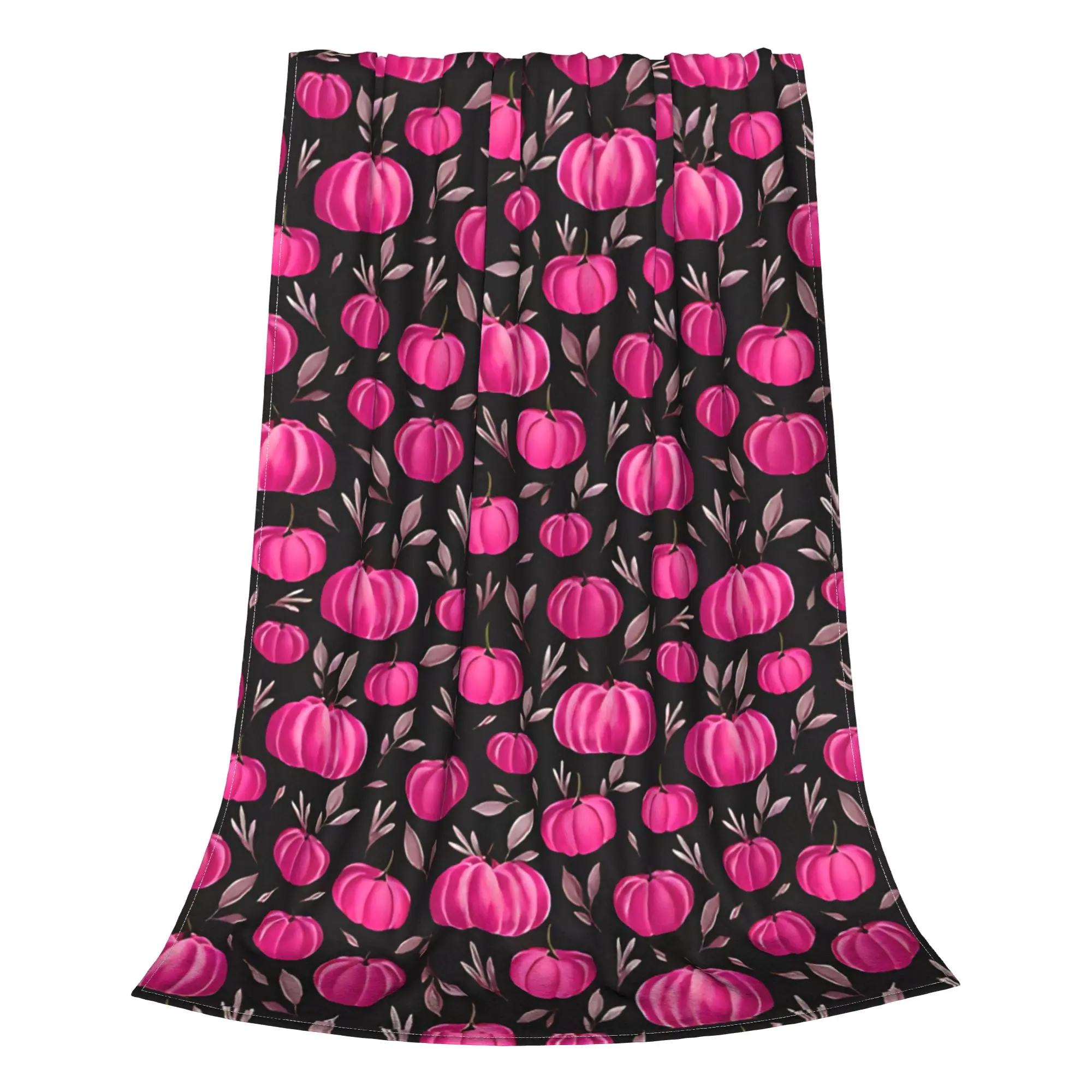 1PC Midnight Pumpkin Patch  Blanket Throw Super Cosy Plush Living Room Sofa