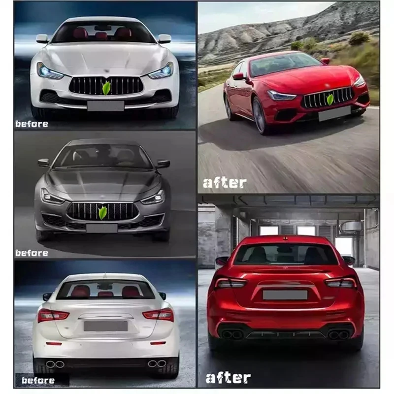 Zubehör für Maserati Ghibli Modena S 2014–2018, Frontstoßstange, hintere Stoßstangengrill-Set, Montage