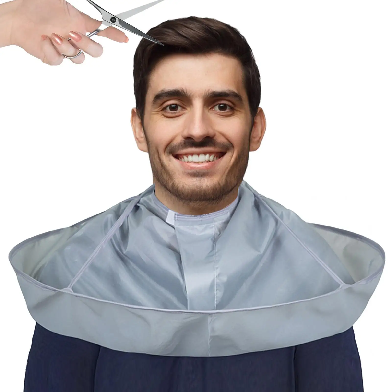 60 cm Wasserdicht Erwachsene Haar Schneiden Mantel Faltbare Regenschirm Cape Salon Barber Hause Friseur Cape Abdeckung Tuch