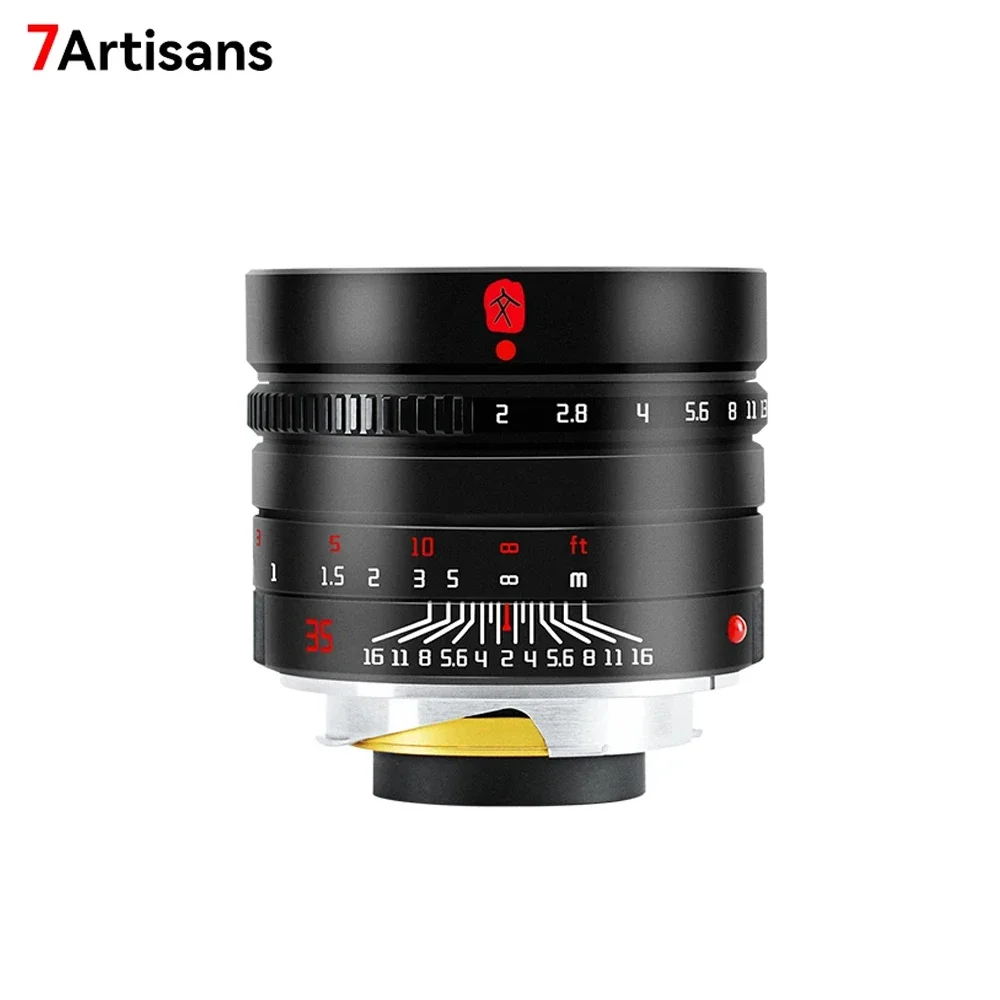 

7artisans 7 artisans M35mm F2.0 Full-Frame Manual Focus Camera Prime Lens For Leica M-mount M-M2 M3 M11 M10R M10P M10 M9P M240P