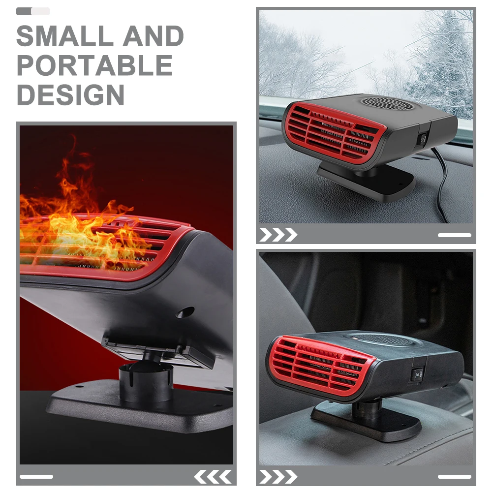 

12V Portable Vehicle For Windshield Defrosting Compact Plug Play Truck Suv Bus Compatible 12 Volt Heater Defroster Car Defroster