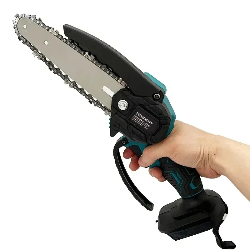 Electric 6-inch Logging Sawzall Small Handheld  Mini Portable Chainsaw Cordless Chainsaw for Woodworking For 18V-20V Battery
