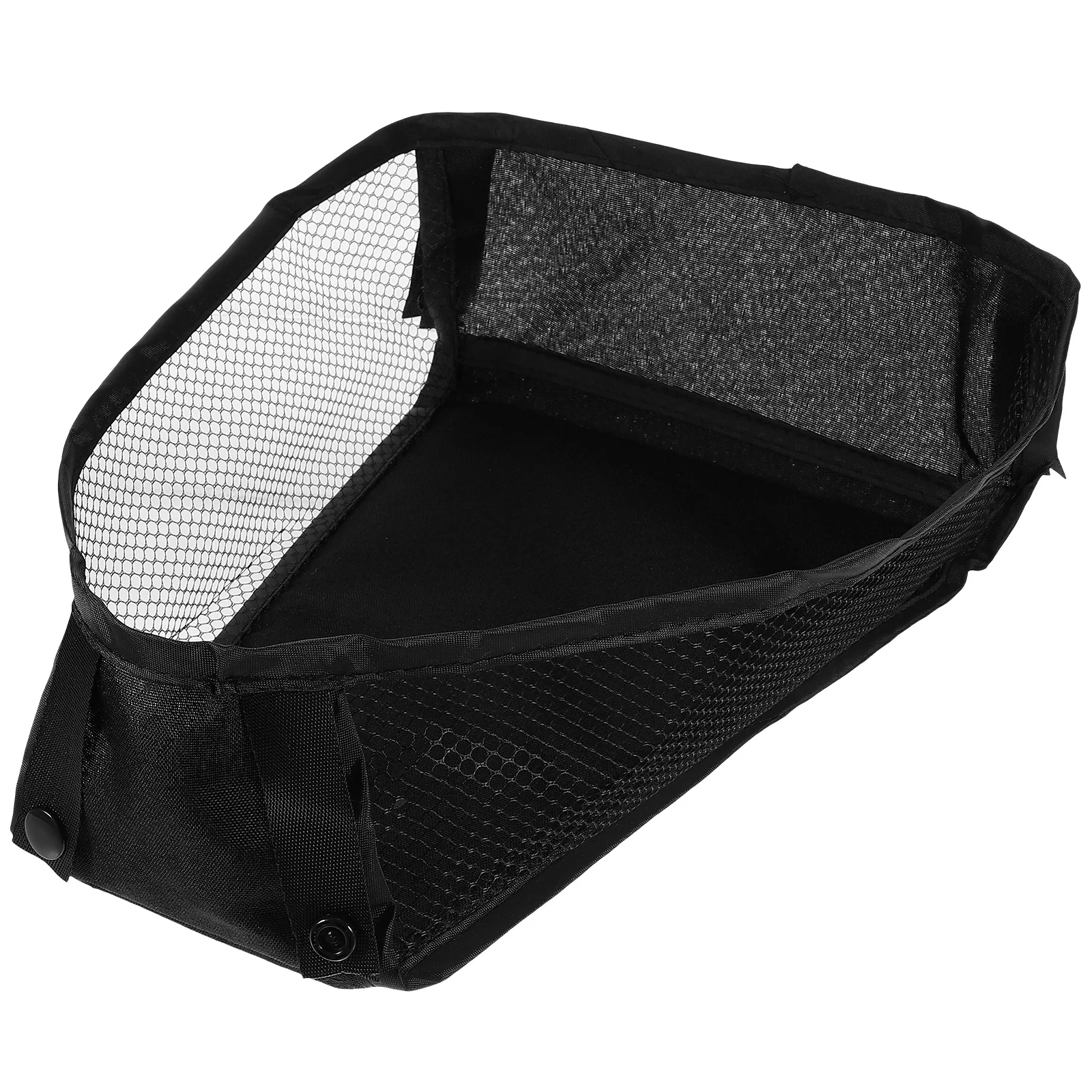 Mesh Bag Baby Stroller Bottom Pouch Storage Bags Toy Black Organizer for