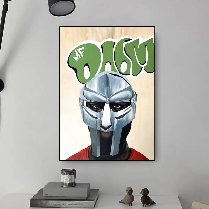 MF Doom Hip Hop Rap POSTER Canvas HD Print  Personalized Wall Art Custom Painting