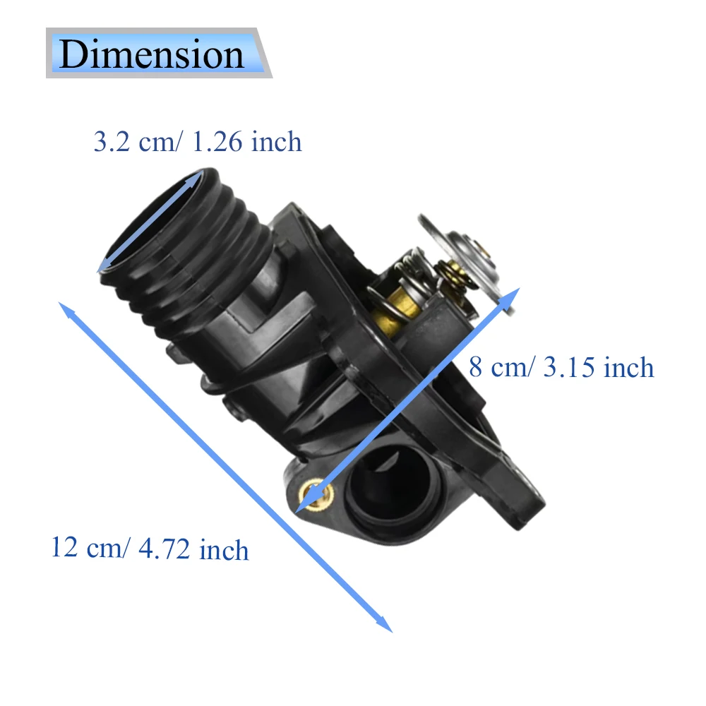 1x conjunto de carcasa del termostato de refrigeración del refrigerante del motor para Land Rover Freelander 2000-2006 PEL 000090   PEM 100570   PEL 100570