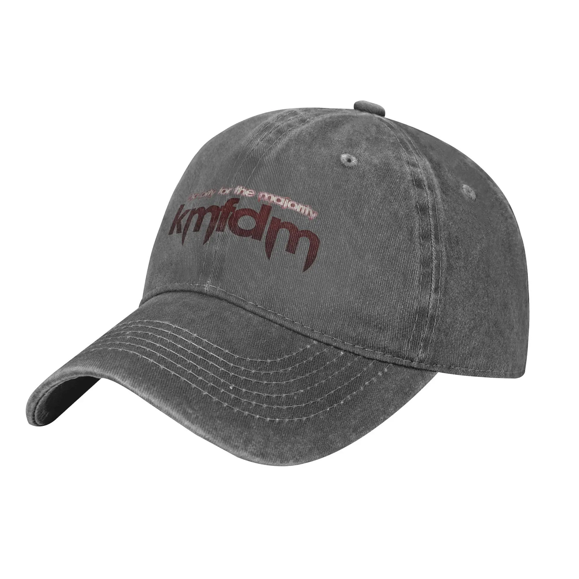 

KMFDM rock metal band Cap For Men Women Fashion Baseball Cap Sun Hat Daily Headewear Adjustable