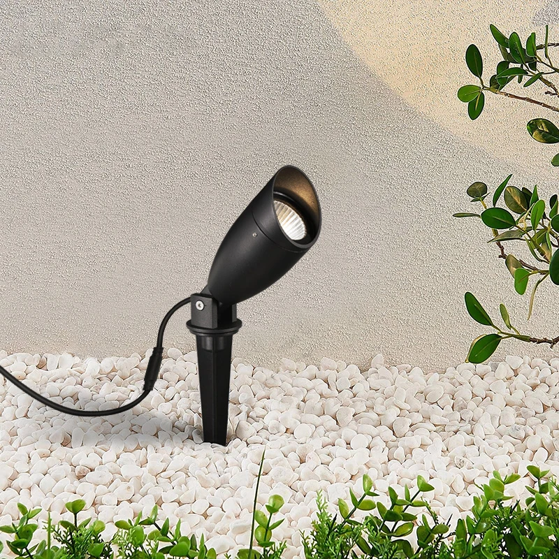 Illuminazione decorativa da giardino a Led impermeabile 12W lampada da giardino a punta per esterni lampada da giardino faretto da giardino Ac110V 220V Dc12V