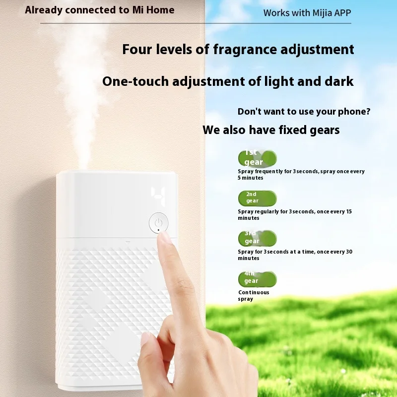 Podłączony do MIJIA Smart Aroma Diffuser Automatyczny zapach w sprayu Zapach (Napraw puste butelki do oddzielnego zakupu)