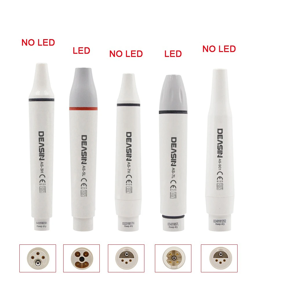 Dental Ultrasonic Piezo Scaler Handpiece HW-3H LED Fit for SATELEC DTE WOODPECKER EMS VRN Dental Ultrasonic Scalers