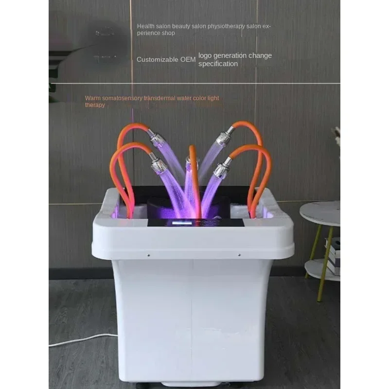Movable SPA head therapy instrument, automatic constant temperature heating water circulation head therapy basin Hot sales