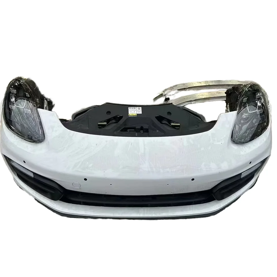 Used Car Parts for Porsche Panamera 2023 Front Nozzle Assembly Headlight Bumper  Front Bumper Complete