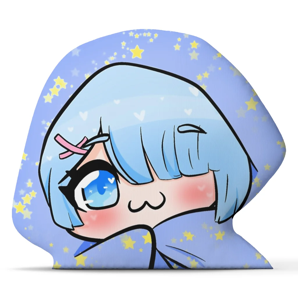 Sleepy rem Re Zero Plush Pillow Cushion Irregular Stuffed Throw Pillow Home Decor Gift Sofa Bed Couch
