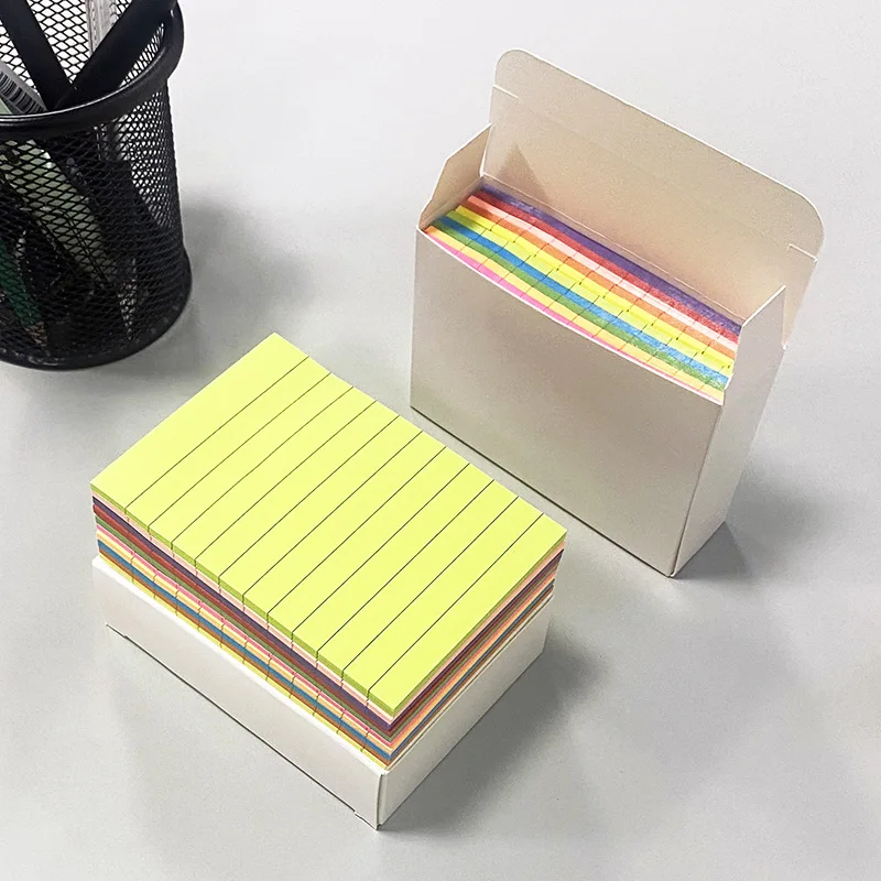 10 Pads Lined Sticky Notes 10x7 Sticky Notes With Lines 10 Bright Multi Colors 30 Sheet Note Pad  Notepads