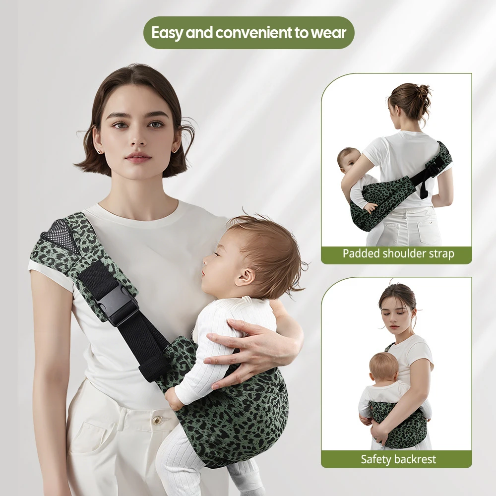 

Bilateral Adjustable Multi-Function Baby Carrier, Breathable shoulder strap design, 6 Months Plus, Worry-free outdoor travel