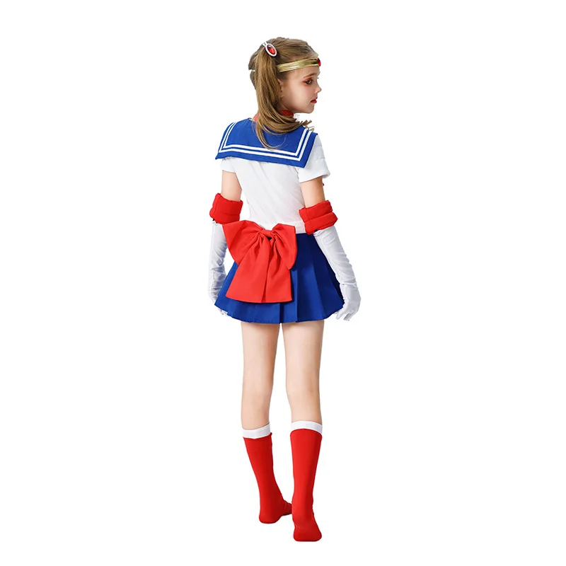 할로윈 어린이 의상 쇼 물 얼음 달 왜냐하면 여자 스커트 선원 달 토끼 선원 의상 아동 의류