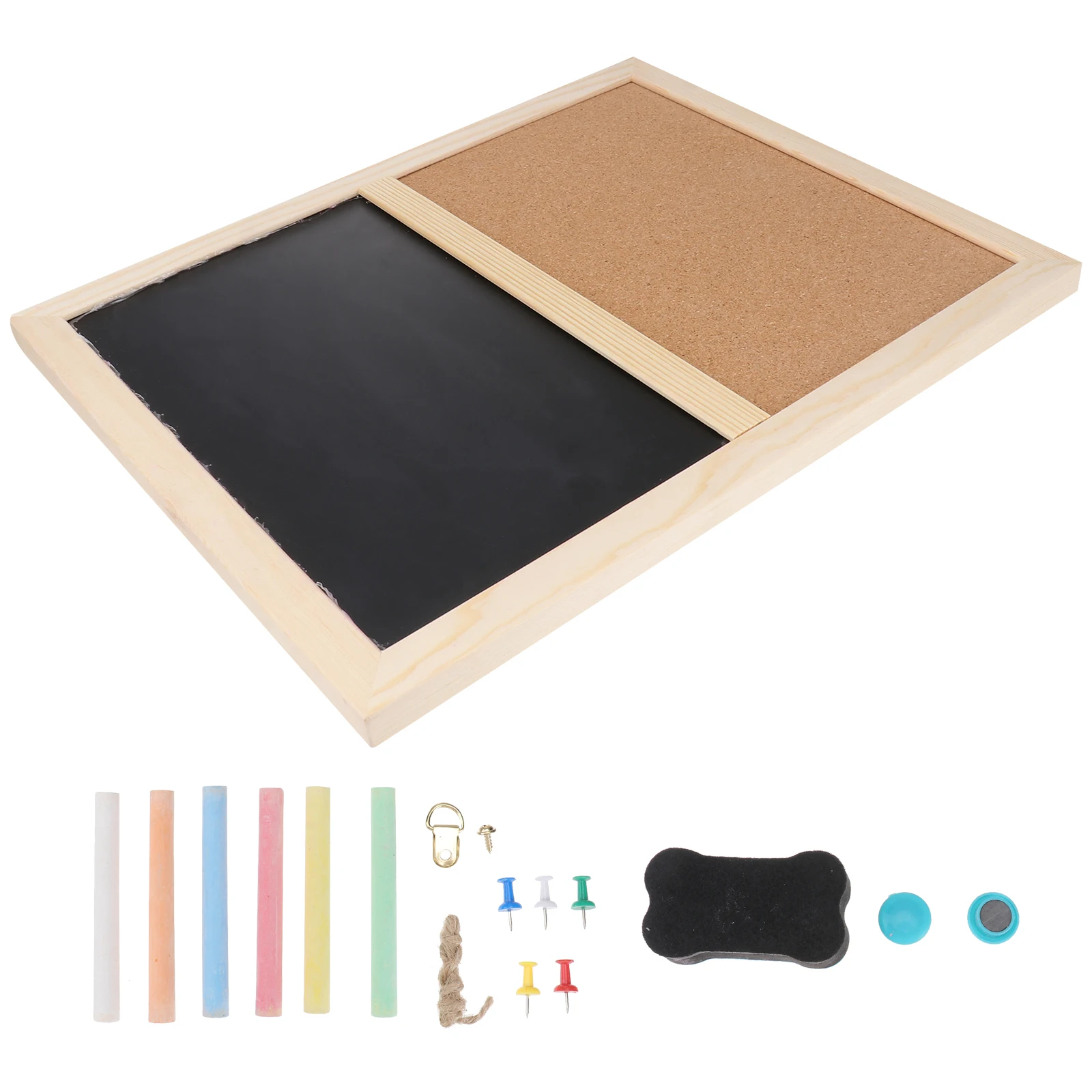 

Hanging Practical Cork Home Farmhouse Board Boards for Office Corkboard Magnetic